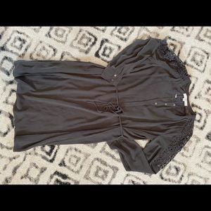 LOFT NWT! Dress with lace cut out shoulders